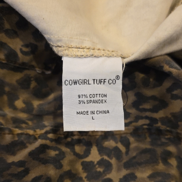 Cowgirl Tuff Leopard Print Jacket - Picture 6 of 6